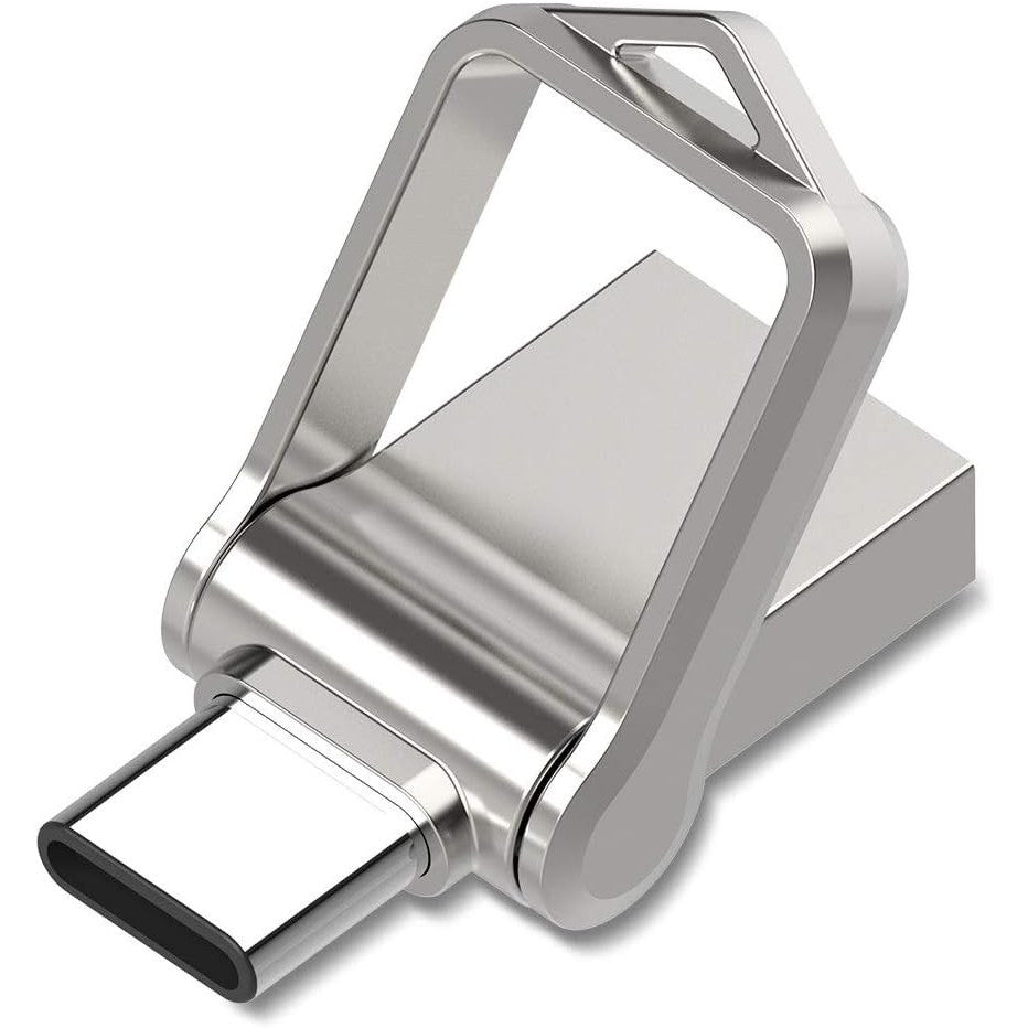 KOOTION 128GB Waterproof USB‑C Flash Drive with Keyring for Android